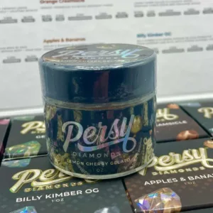 Persy Diamonds kush mint 3.5g baller jar .Inside each Baller Jar, you'll find Persy Diamonds meticulously blended with the top-shelf Kush Mint buds